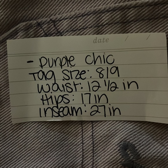 Vintage purple Chic jeans - Picture 3 of 3